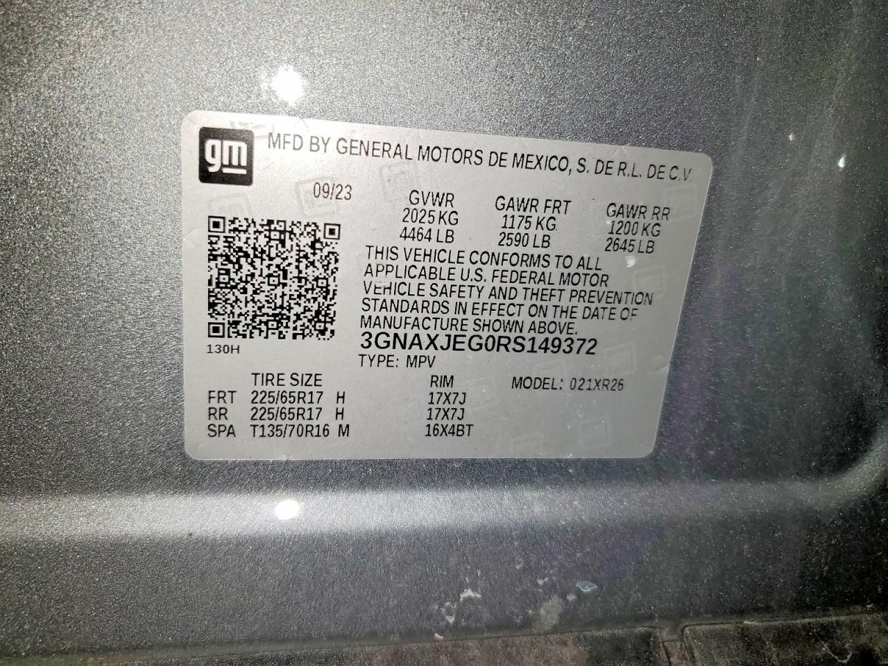 2024 Chevrolet Equinox lt