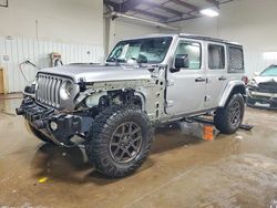 Jeep Wrangler salvage cars for sale: 2019 Jeep Wrangler Unlimited Sahara