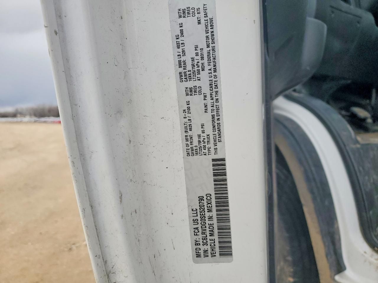 2025 Dodge RAM Promaster 2500 Delivery Van