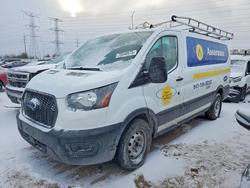 Salvage trucks for sale at Elgin, IL auction: 2023 Ford Transit T-150 Delivery Van
