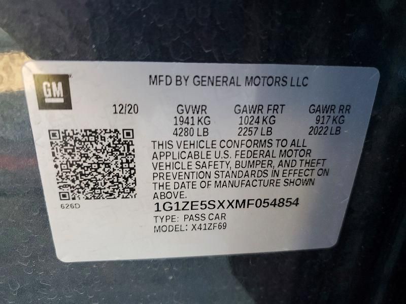 2021 Chevrolet Malibu Premier