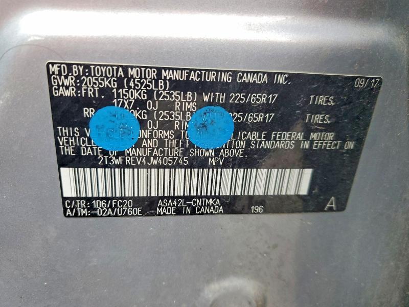 2018 Toyota Rav4 xle