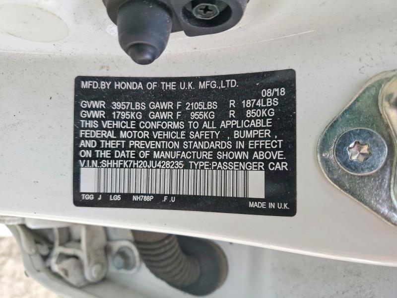2018 Honda Civic lx