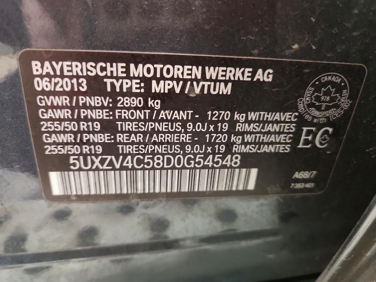 2013 BMW X5 Xdrive35i