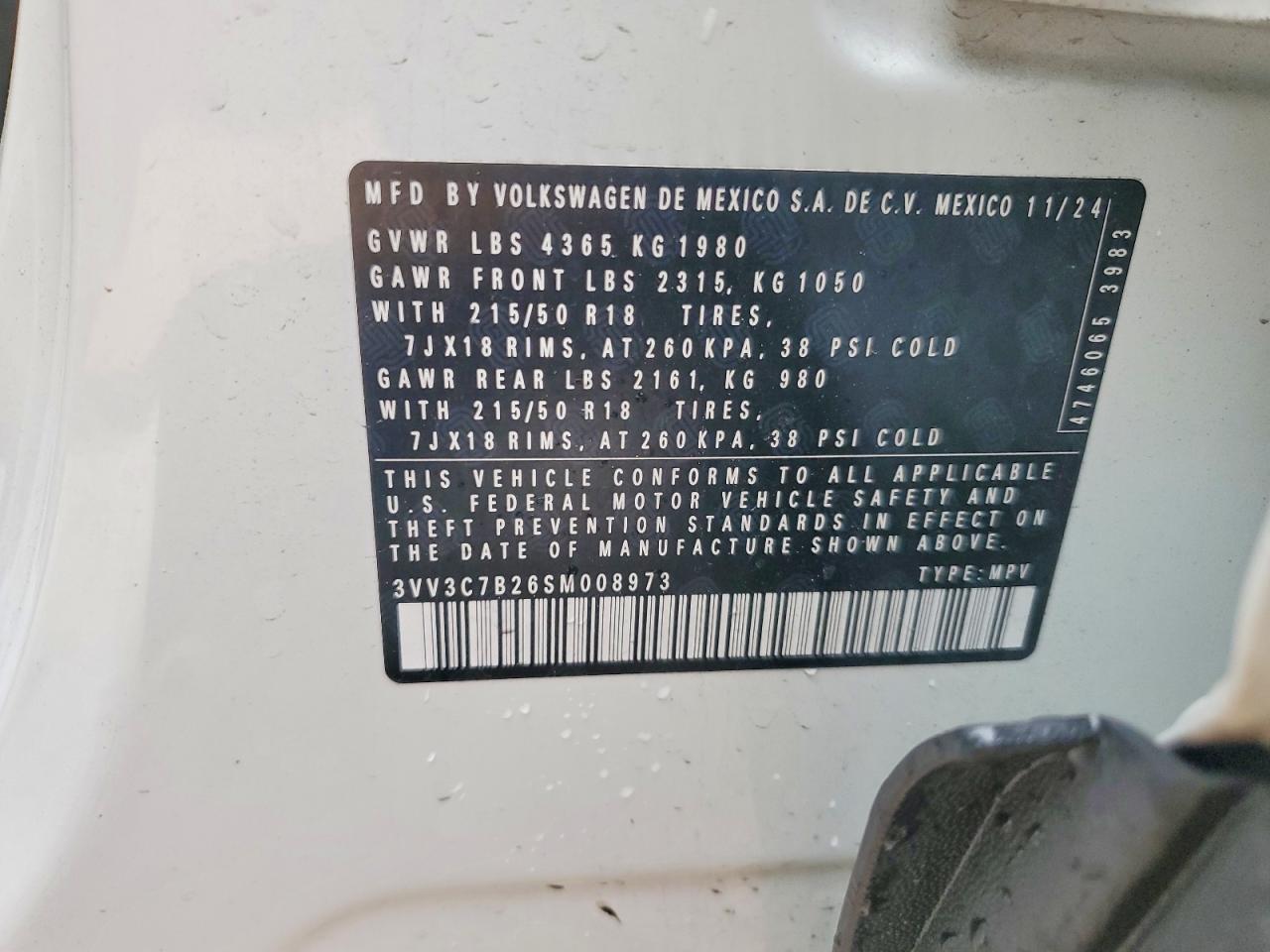 2025 Volkswagen Taos se Black