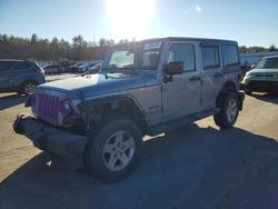 Jeep salvage cars for sale: 2014 Jeep Wrangler Unlimited Sport