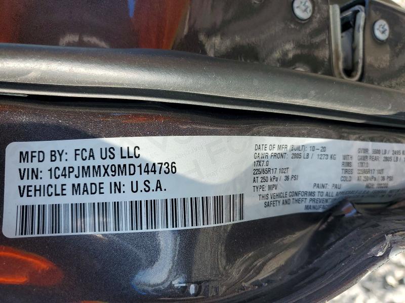 2021 Jeep Cherokee Latitude lux