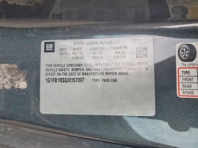 2018 Chevrolet Camaro lt