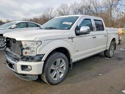 Salvage trucks for sale at Ellwood City, PA auction: 2015 Ford F150 Supercrew