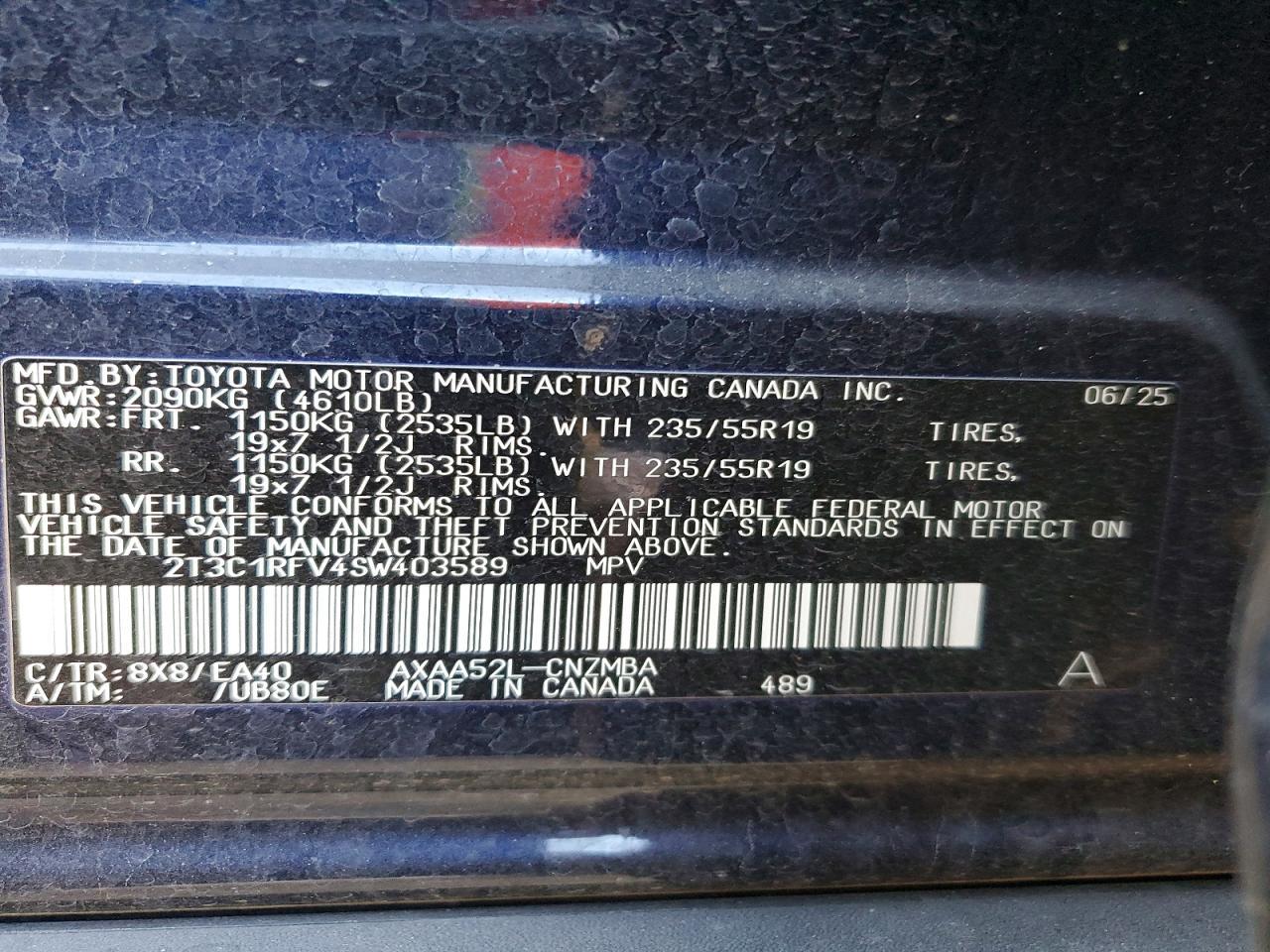 2025 Toyota Rav4 xle Premium