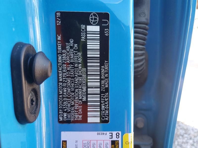 2019 Toyota C-hr xle