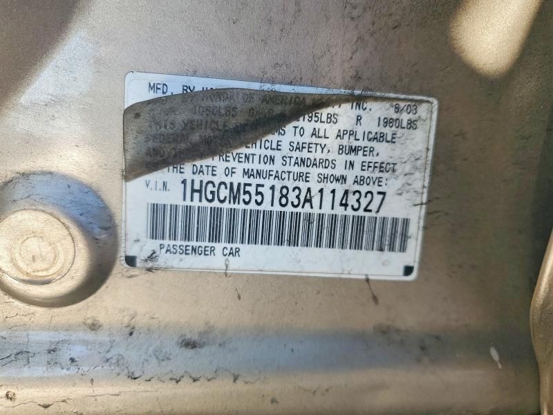 2003 Honda Accord dx