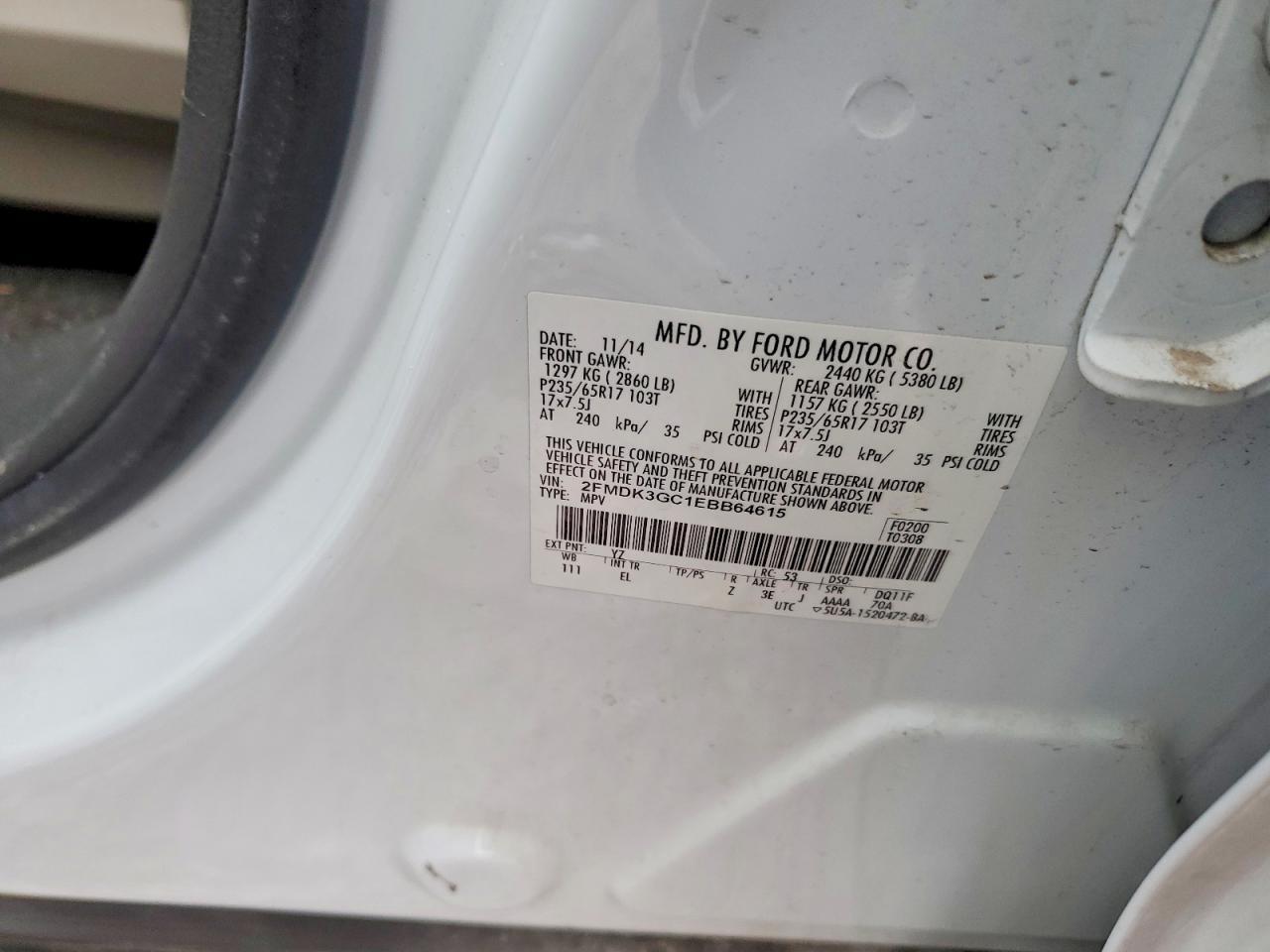 2014 Ford Edge se