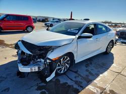 Honda salvage cars for sale: 2017 Honda Civic ex