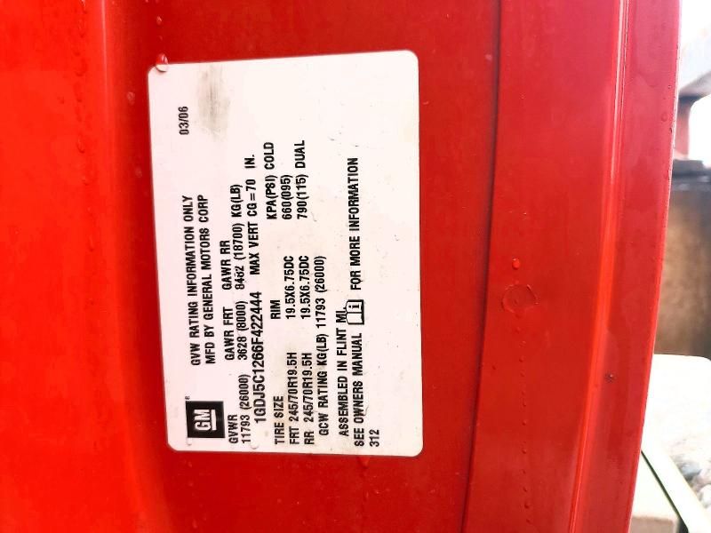 2006 GMC C5500 C5c042