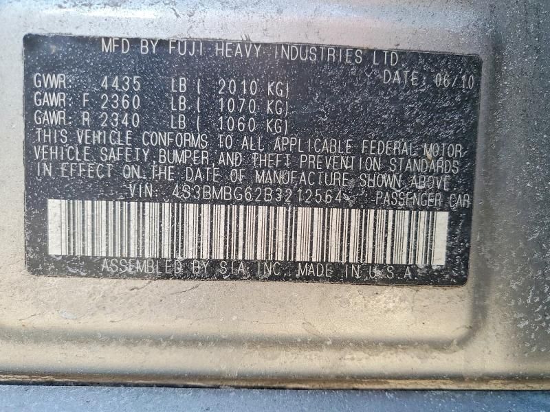 2011 Subaru Legacy 2.5i Premium