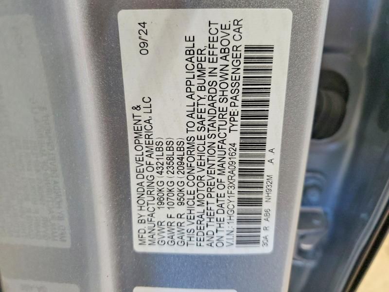 2024 Honda Accord ex