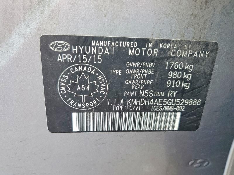 2016 Hyundai Elantra se