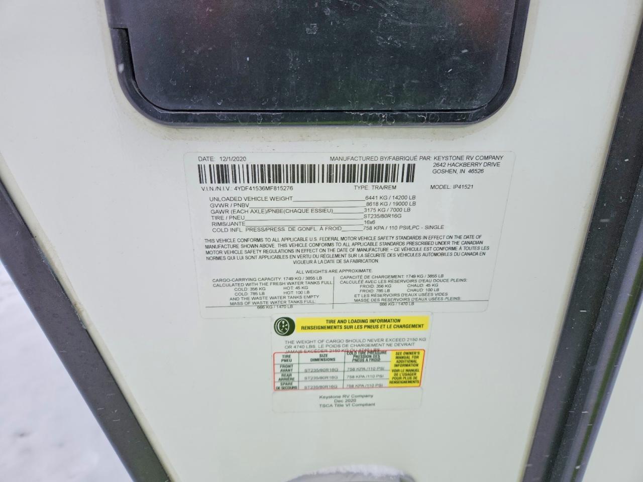 2021 Keystone Fuzion-TOY Hauler RV