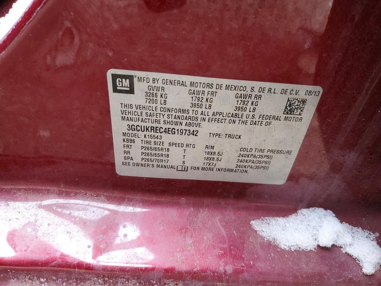 2014 Chevrolet Silverado K1500 lt