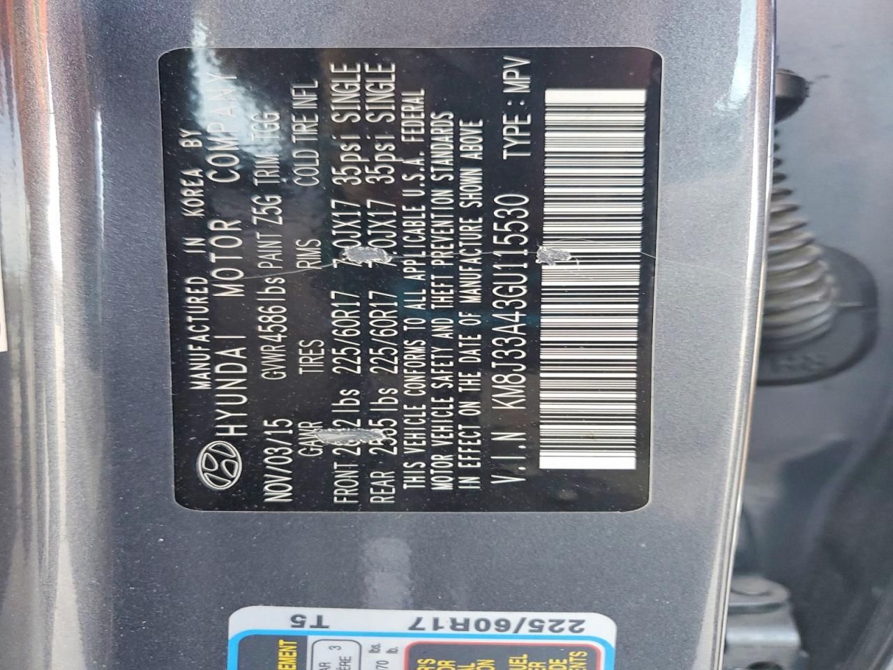 2016 Hyundai Tucson Limited