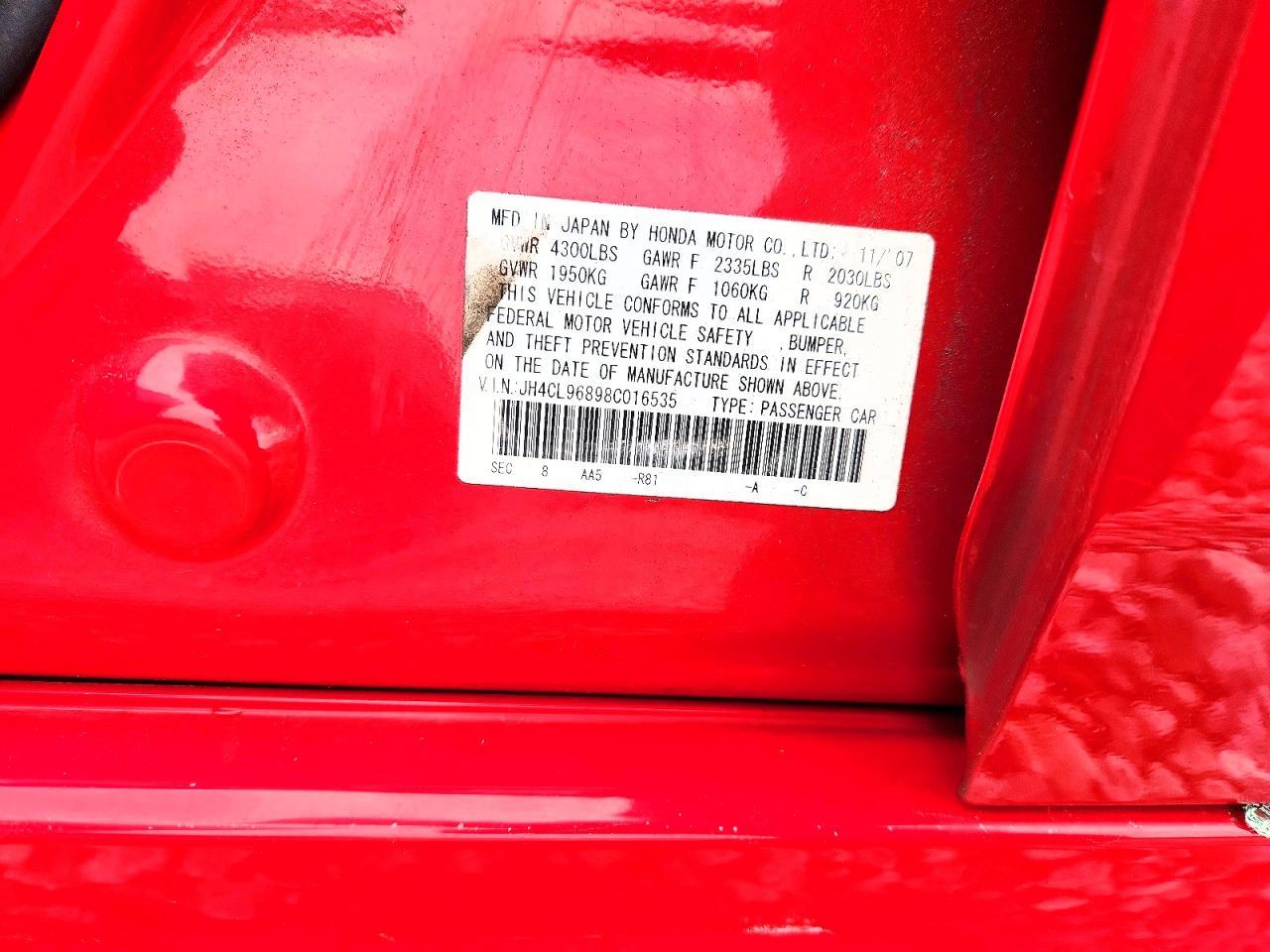 2008 Acura 2008 Acur tsx se