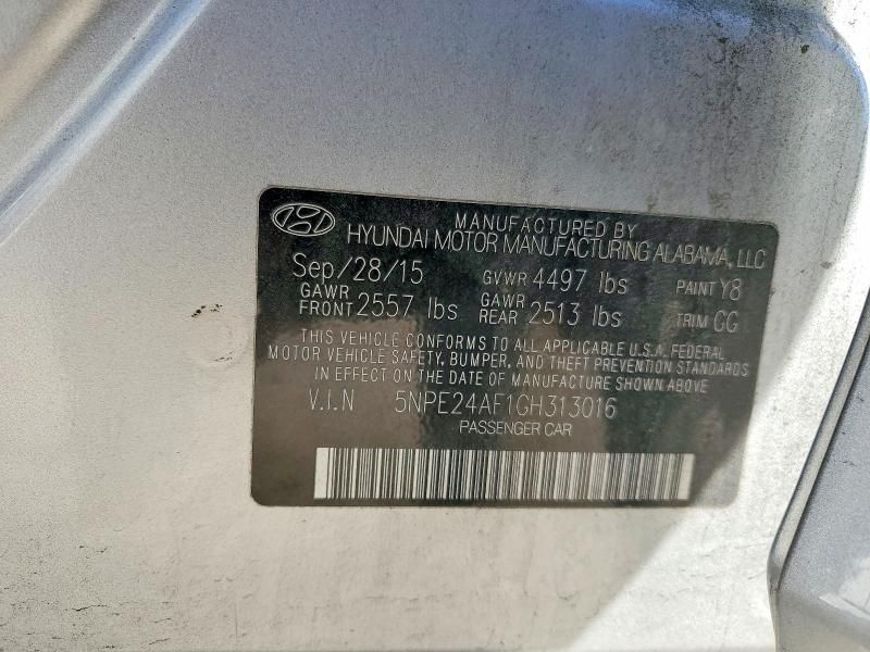 2016 Hyundai Sonata se