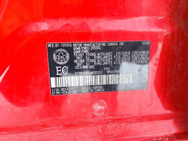 2010 Toyota Rav4 Sport