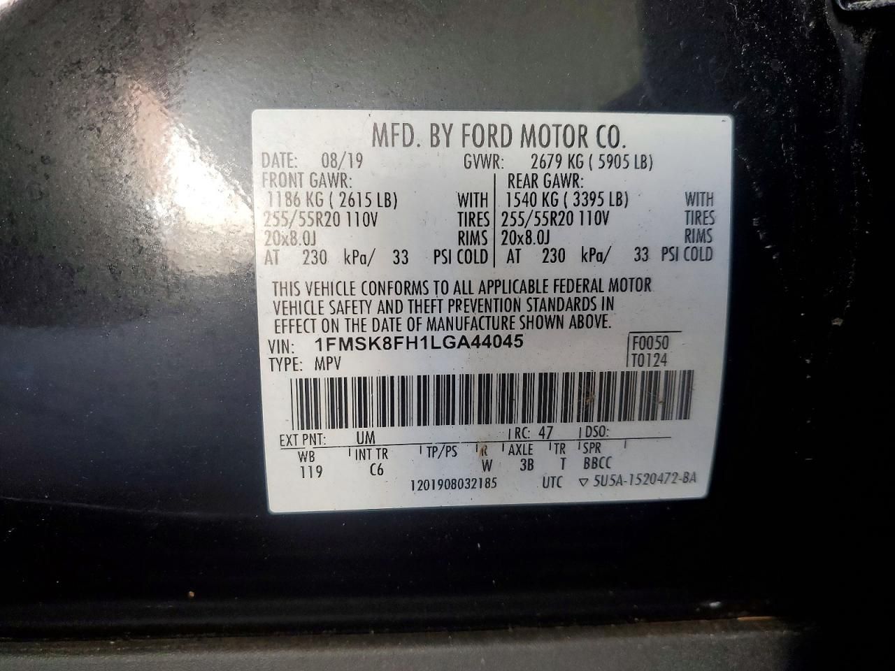 2020 Ford Explorer Limited