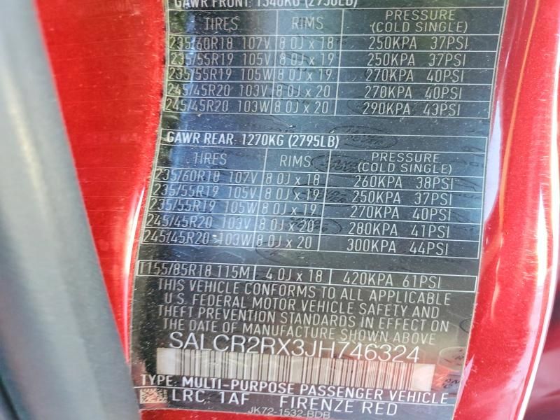 2018 Land Rover Discovery Sport hse