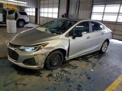Chevrolet salvage cars for sale: 2019 Chevrolet Cruze lt