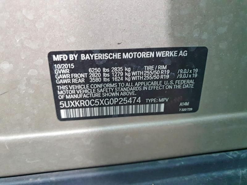 2016 BMW X5 Xdrive35i