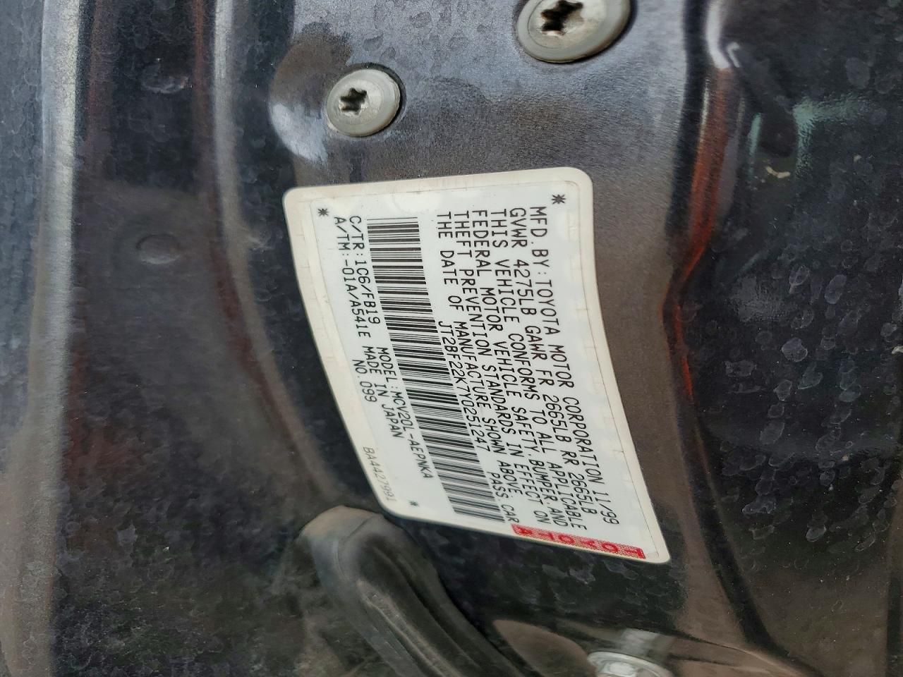 2000 Toyota Camry ce