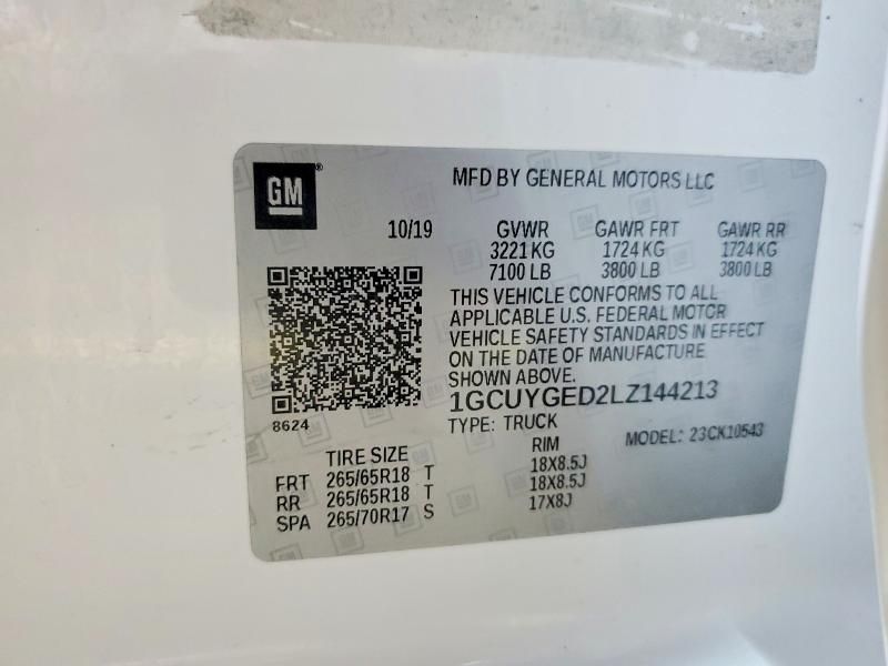 2020 Chevrolet Silverado K1500 ltz