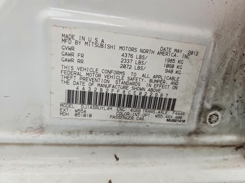 2012 Mitsubishi Galant fe