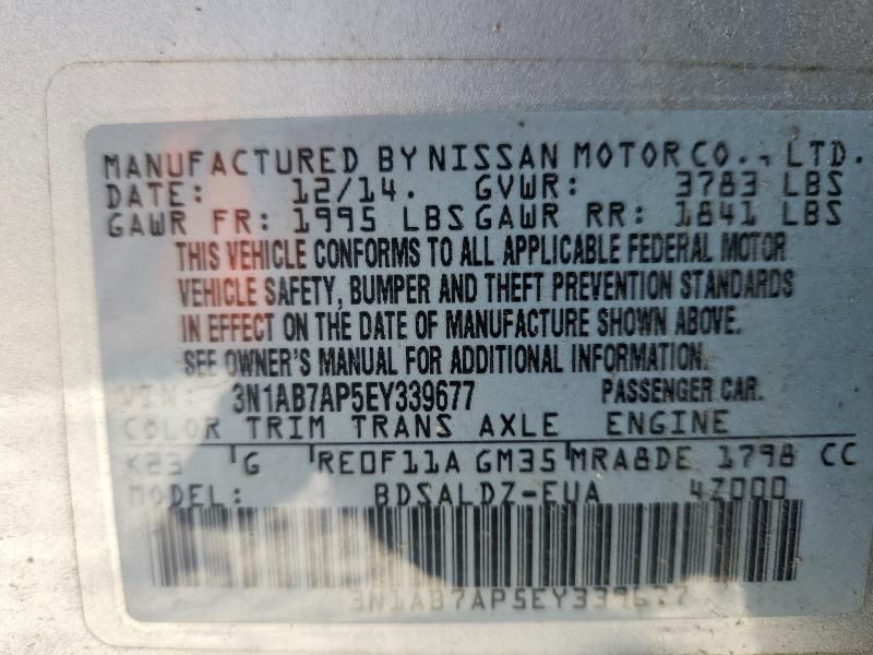 2014 Nissan Sentra s