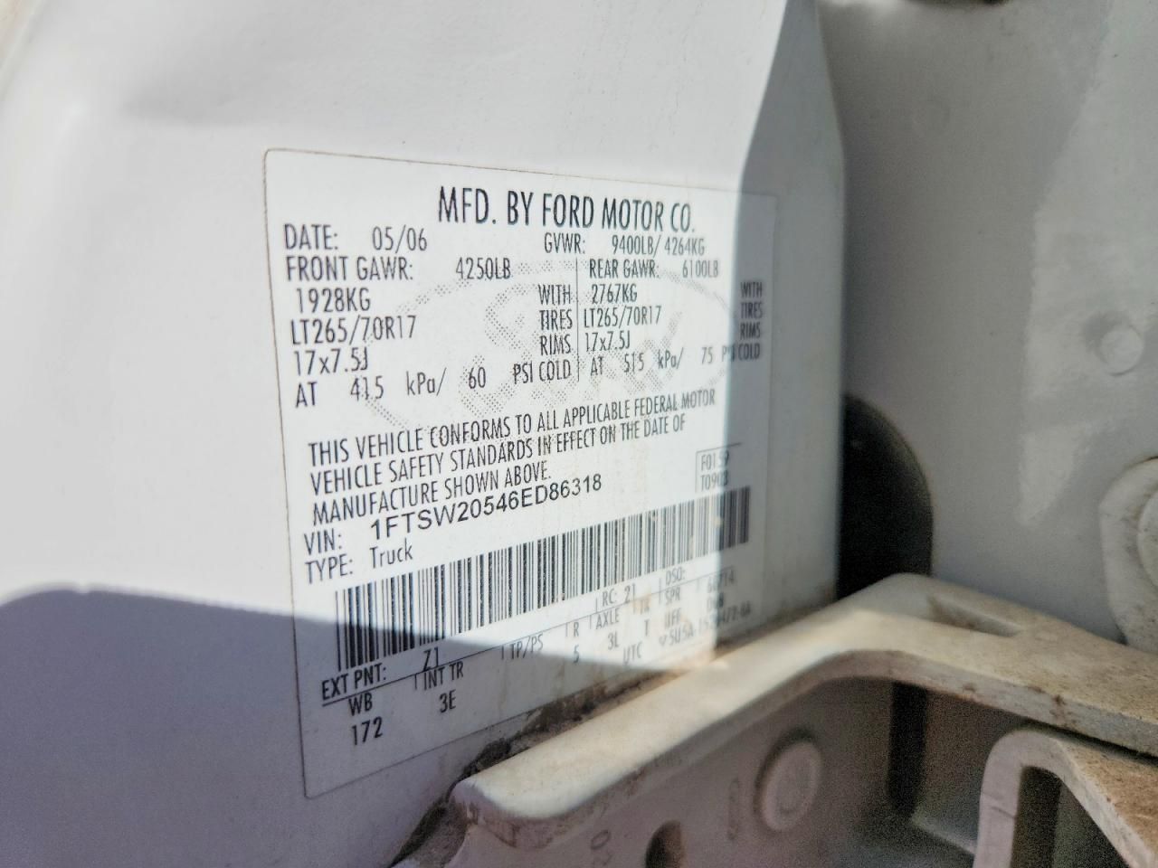 2006 Ford F250 Super Duty