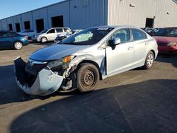 Honda salvage cars for sale: 2012 Honda Civic lx