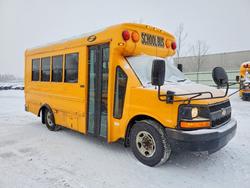 Salvage cars for sale from Copart Leroy, NY: 2016 Chev 2016 Thomas Minotour G3500-School Bus