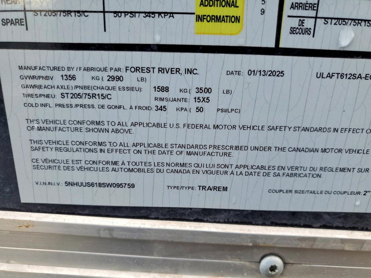 2025 Us Cargo Cargo Trai-Header Trailer