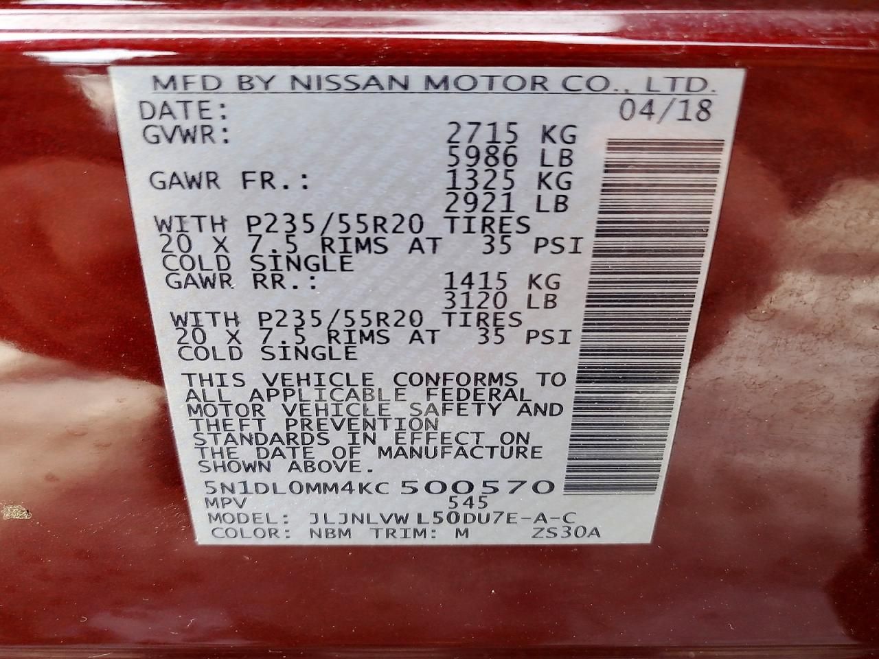 2019 Infiniti Qx60 Luxe