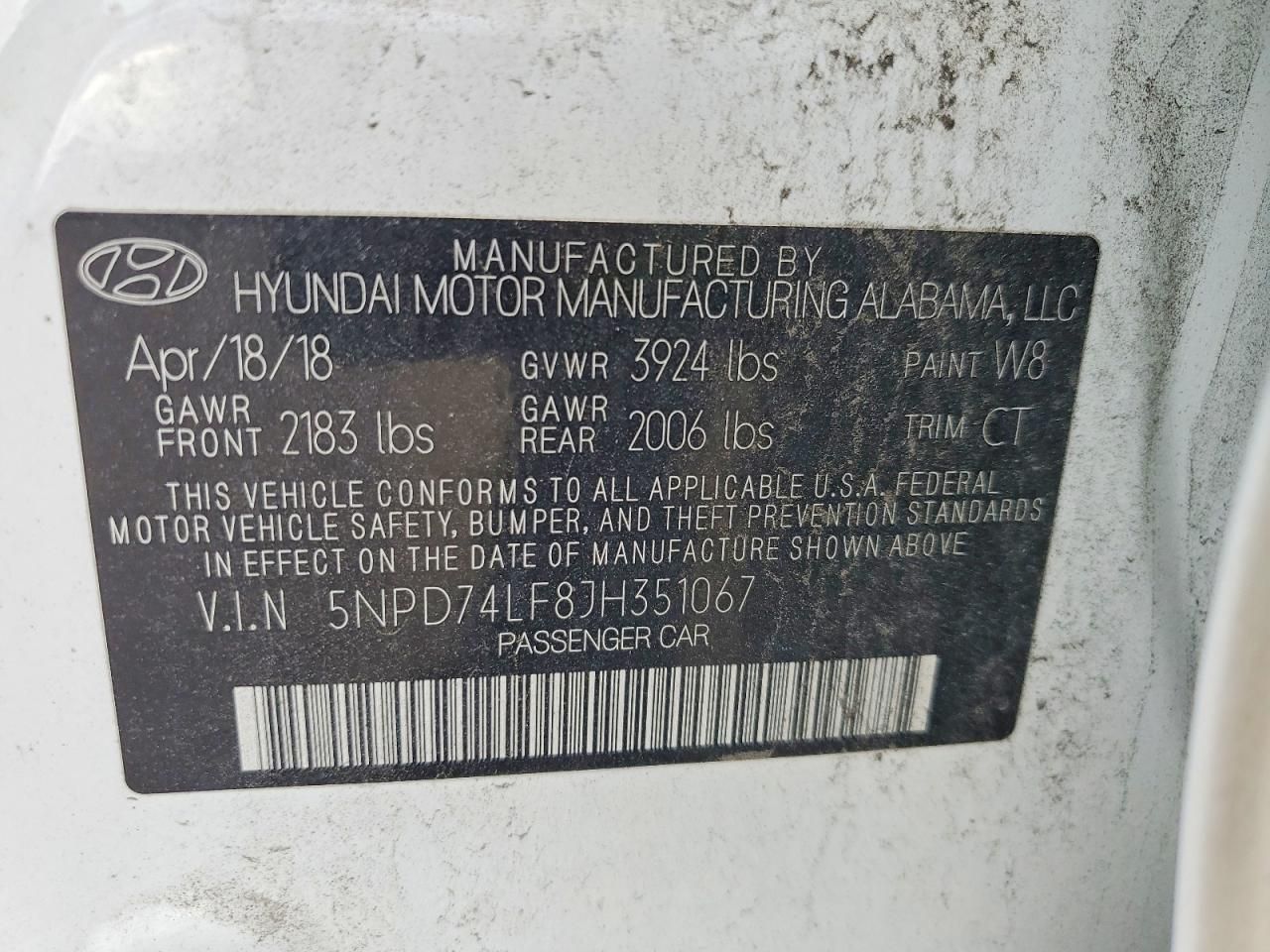 2018 Hyundai Elantra se