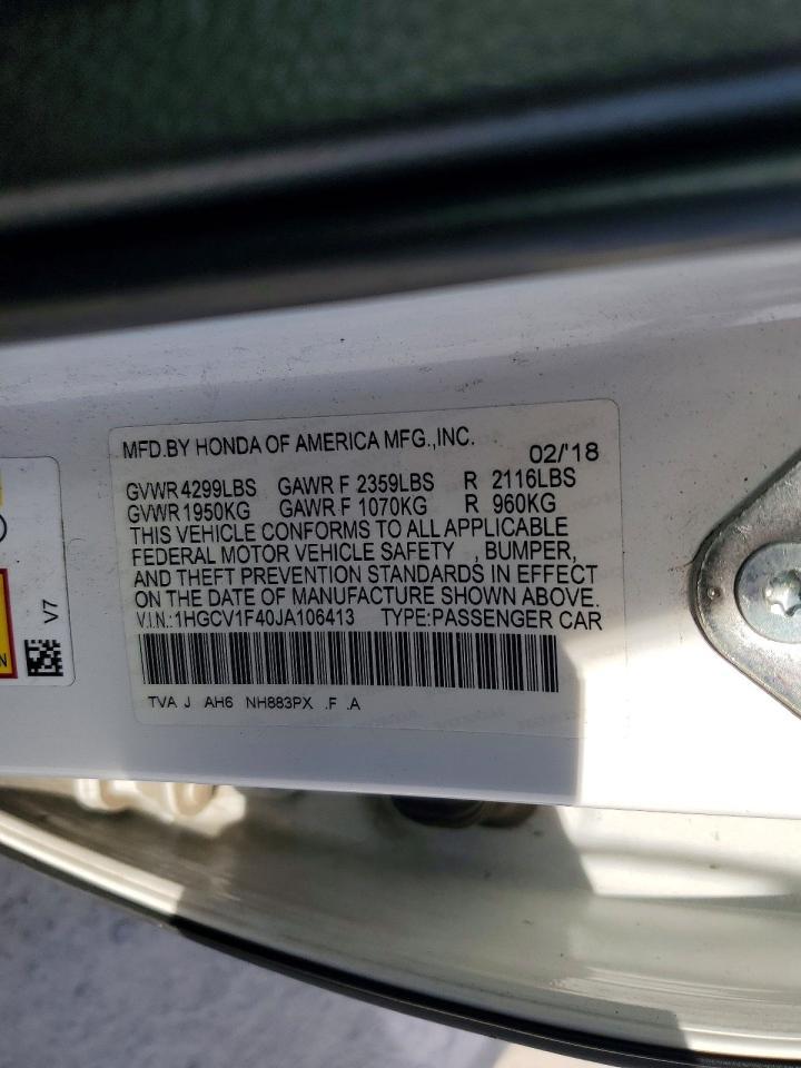 2018 Honda Accord ex