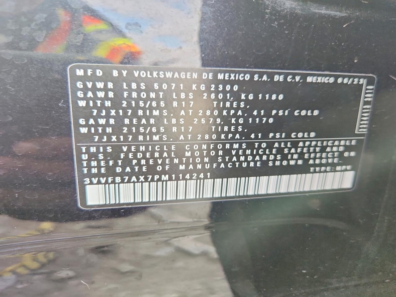 2023 Volkswagen Tiguan s