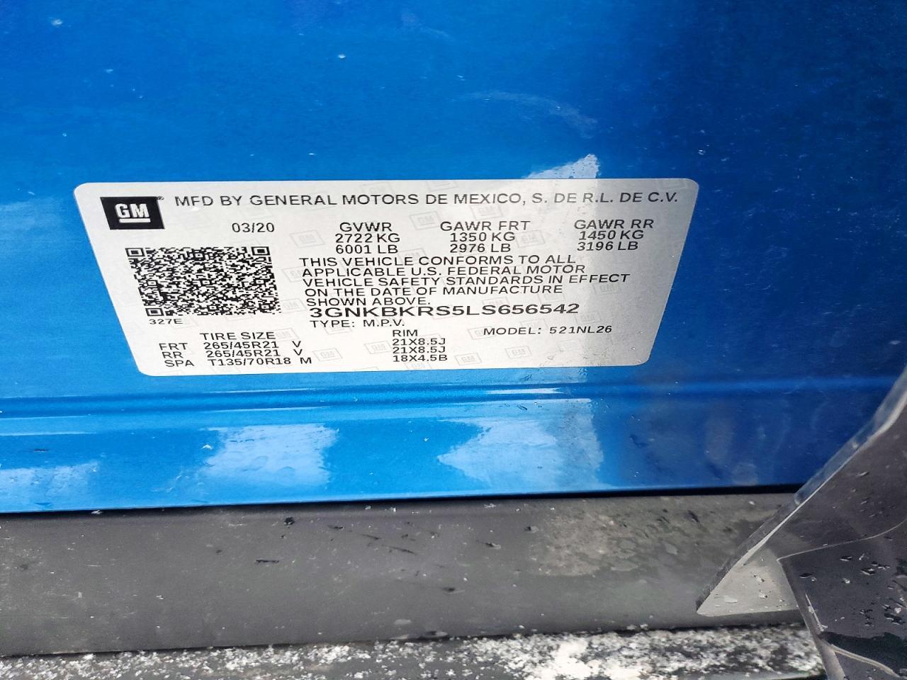 2020 Chevrolet Blazer rs