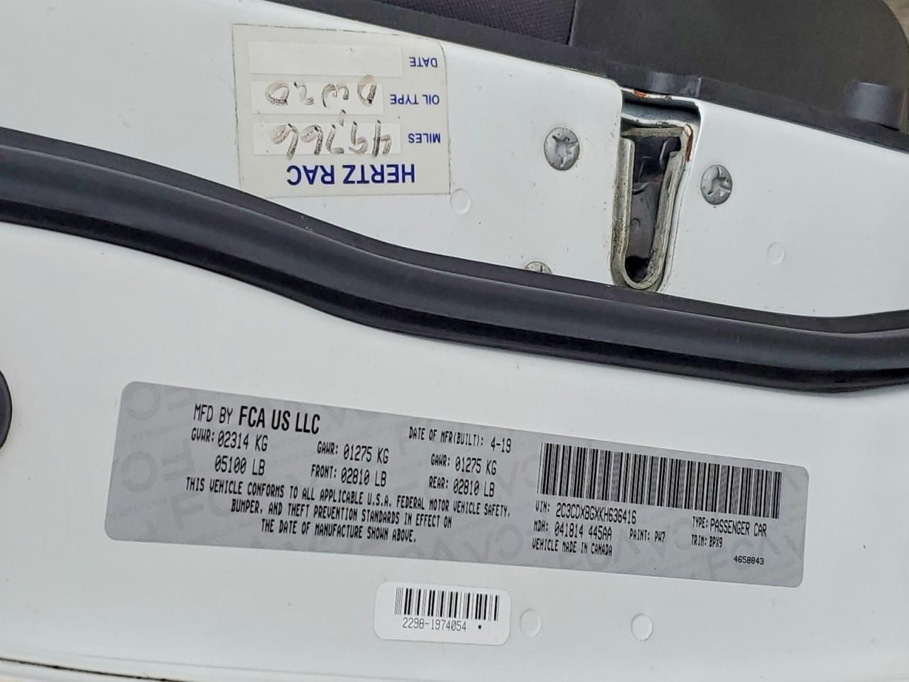 2019 Dodge Charger sxt