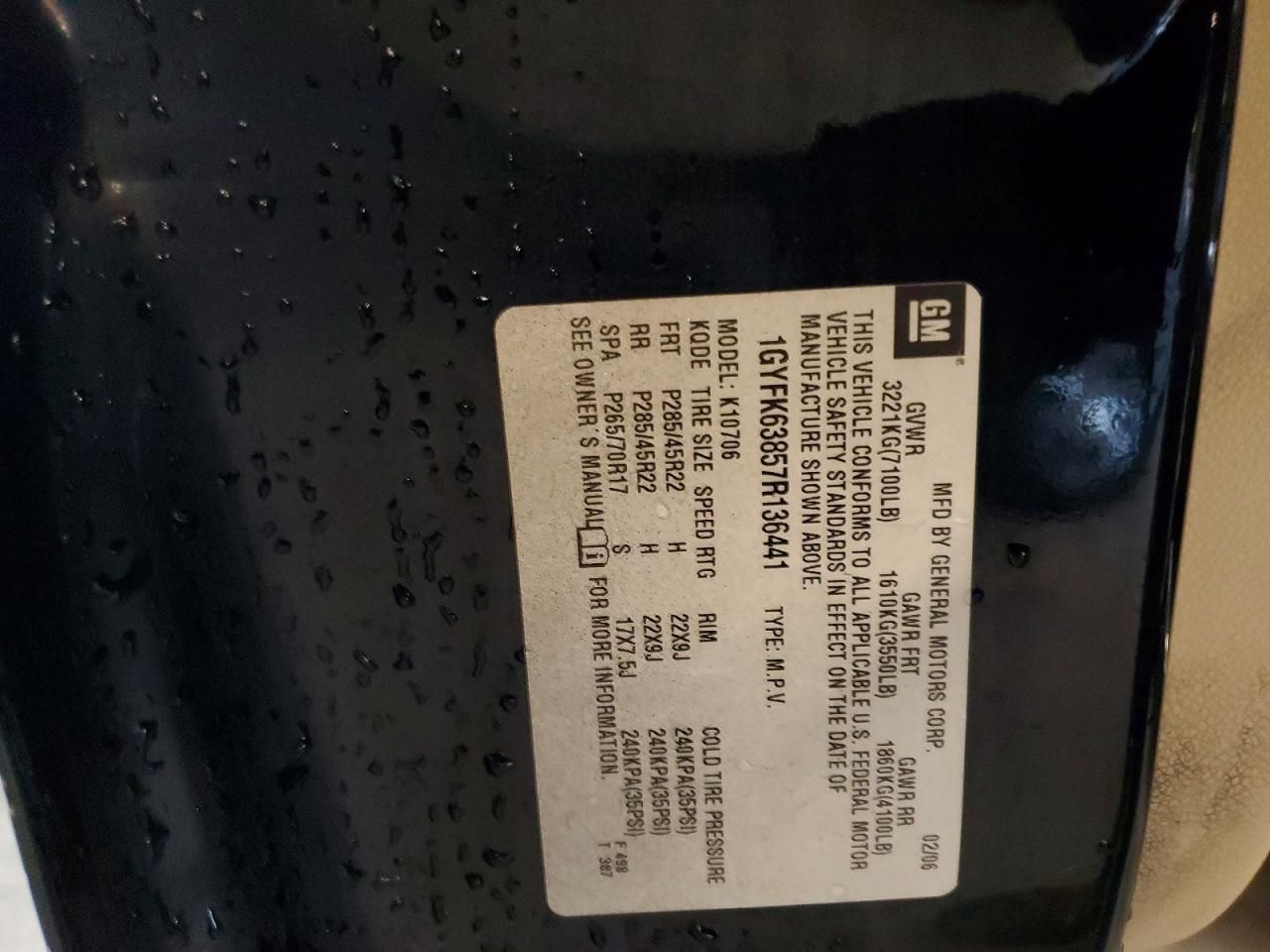 2007 Cadillac Escalade Luxury