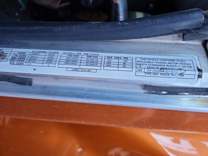 2009 Peterbilt Tractor 2009 Peterbilt 386 Semi Truck