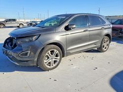 Salvage cars for sale from Copart Haslet, TX: 2017 Ford Edge Titanium