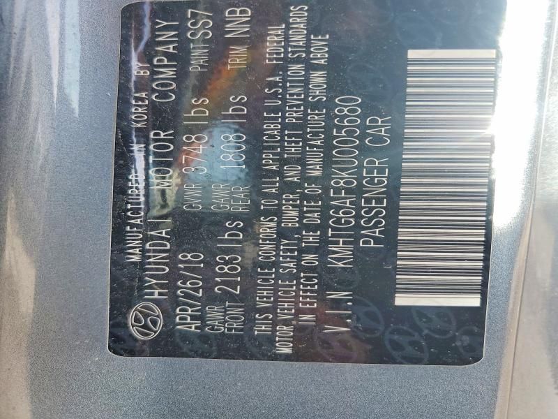 2019 Hyundai Veloster Base